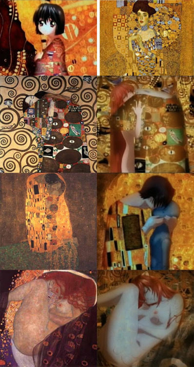 Anime e Arte, Elfen Lied e Gustav Klimt