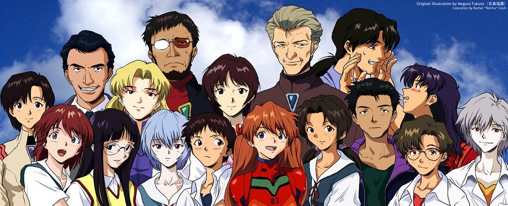 Anjos retratados em Anjos em animes e filmes Evangelion normais - iFunny  Brazil