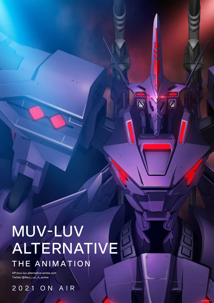 O site oficial do anime 'Muv-Luv Alternative' divulgou um novo