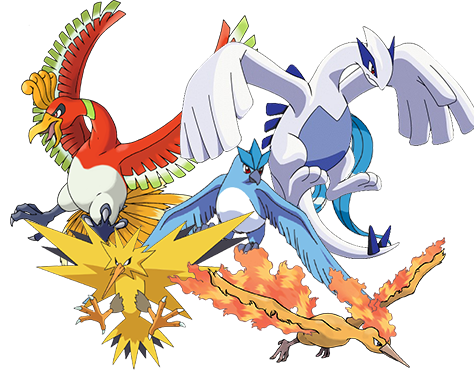 A história de Ho-Oh e Lugia