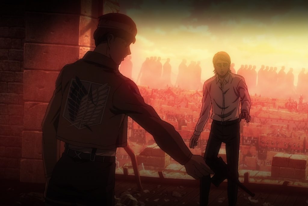 EREN SEM CONTROLE e INÍCIO DO CAOS! Shingeki no Kyojin 4 Ep 12