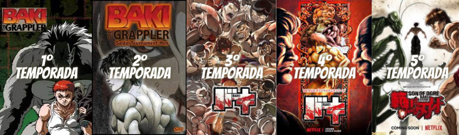 Temporadas do anime Baki.