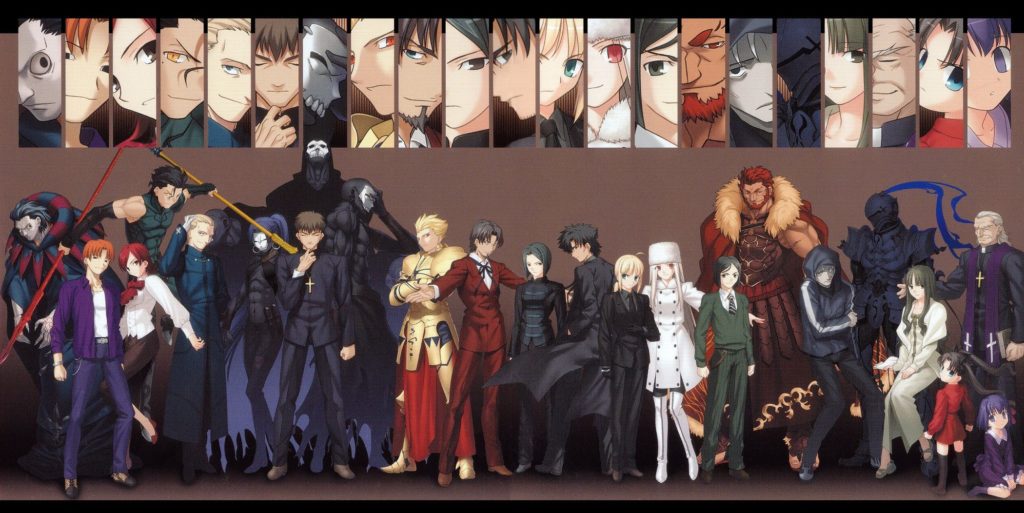 Elenco do anime Fate/Zero