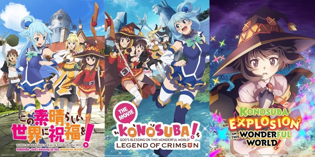 KonoSuba anime banners