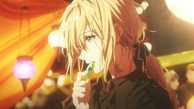 Imagem do anime Violet Evergarden, Kyoto Animation